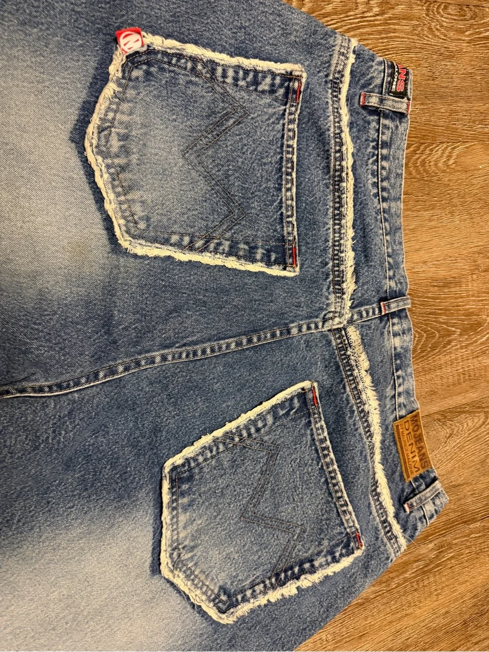 MoJeans Maurice Malone Blue Distressed Side-Trim Jeans